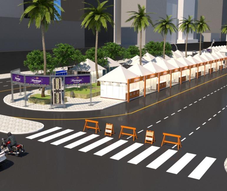 Vila Gastronômica vai transformar Av. Getúlio Vargas em calçadão