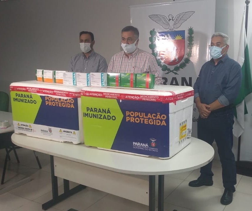 Maringá recebe mais 7 mil doses de vacinas contra a Covid-19