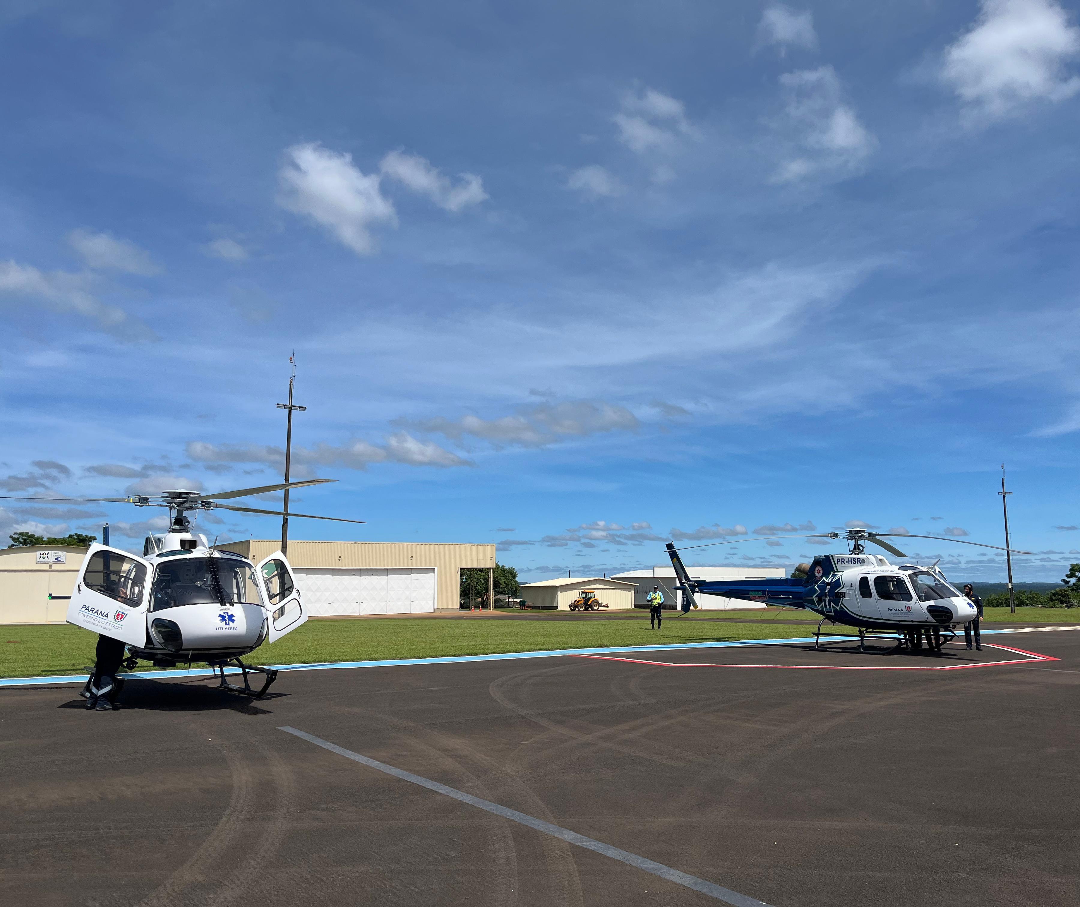 Samu Aéreo de Maringá participa de operação para transporte de órgãos