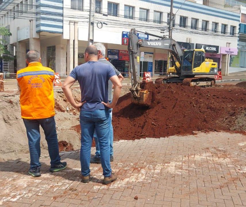 Seinfra prevê 10 dias úteis de trabalho para fechar cratera