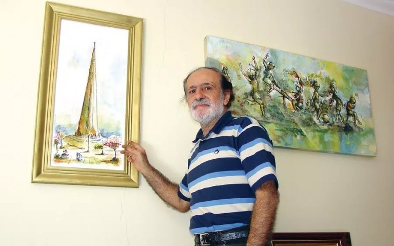 Maringá: Morre o artista plástico Zanzal Mattar, aos 79 anos, vítima da Covid-19