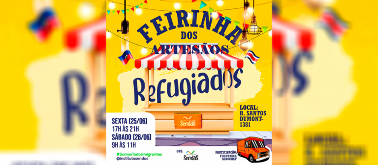 Entidade promove “Feirinha dos Artesãos Refugiados”