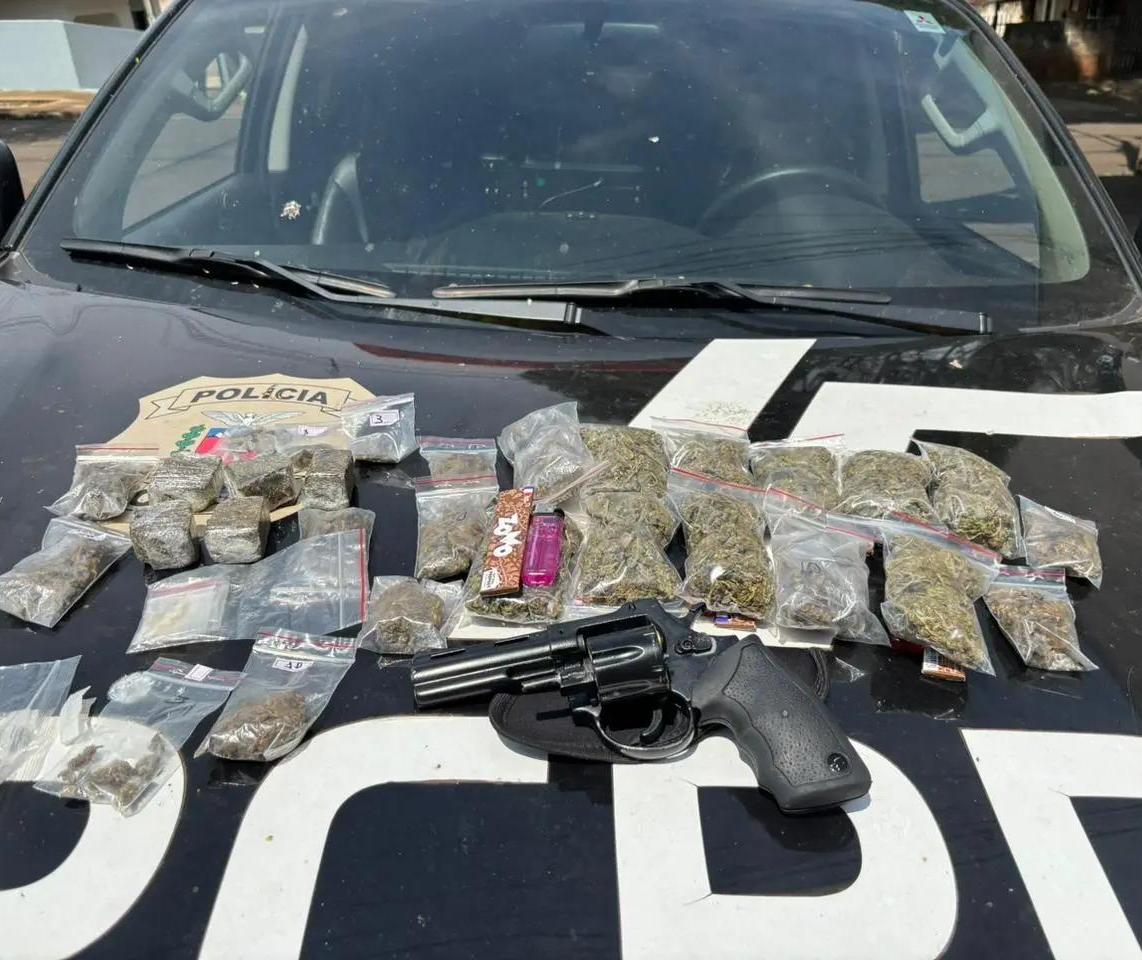 Casal é preso durante ação da Polícia Civil com veículos furtados e drogas em Maringá