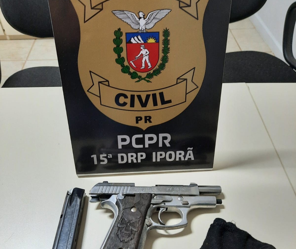 Polícia Civil apreende arma usada para matar empresário em Francisco Alves