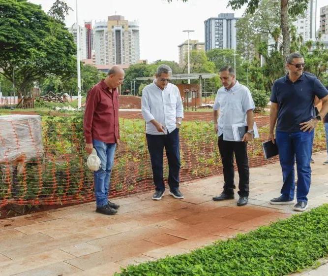 Veja atualização das obras da Praça da Catedral em Maringá