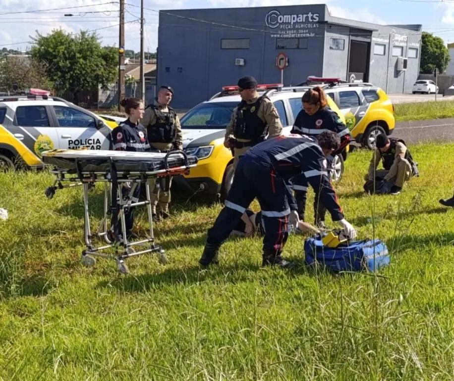 Suspeito de tráfico fica ferido em acidente durante perseguição policial