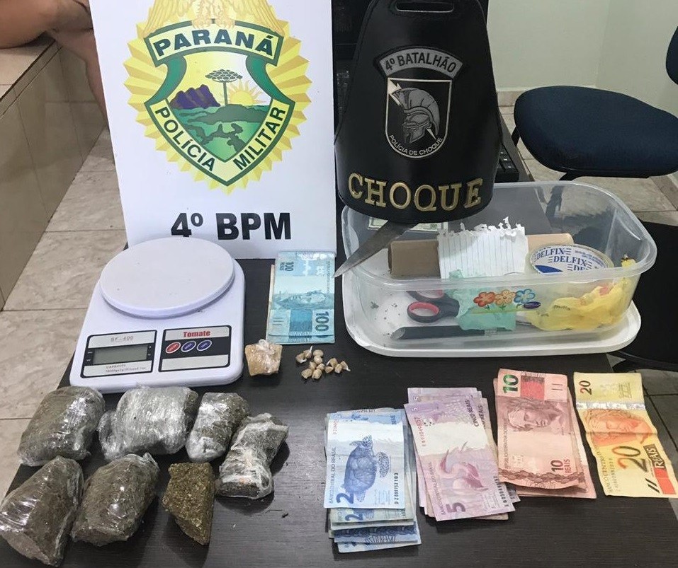 Polícia Militar apreende adolescente por tráfico de drogas