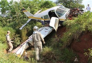 Piloto e passageira de avião de pequeno porte que caiu em Cianorte são de São Paulo e vieram fazer compras na cidade