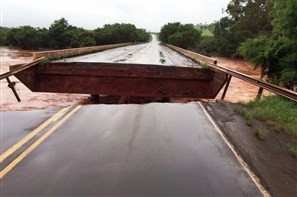 Excesso de chuva provoca interdições em rodovias estaduais da região