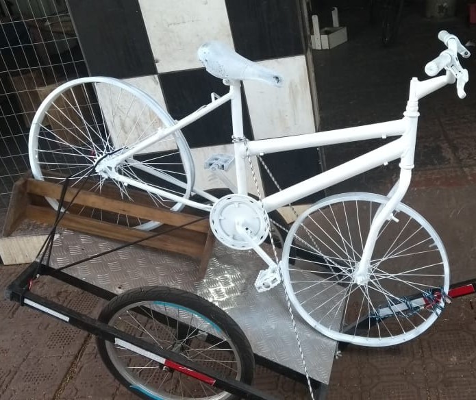  Mais uma 'ghost bike' será instalada em Maringá 