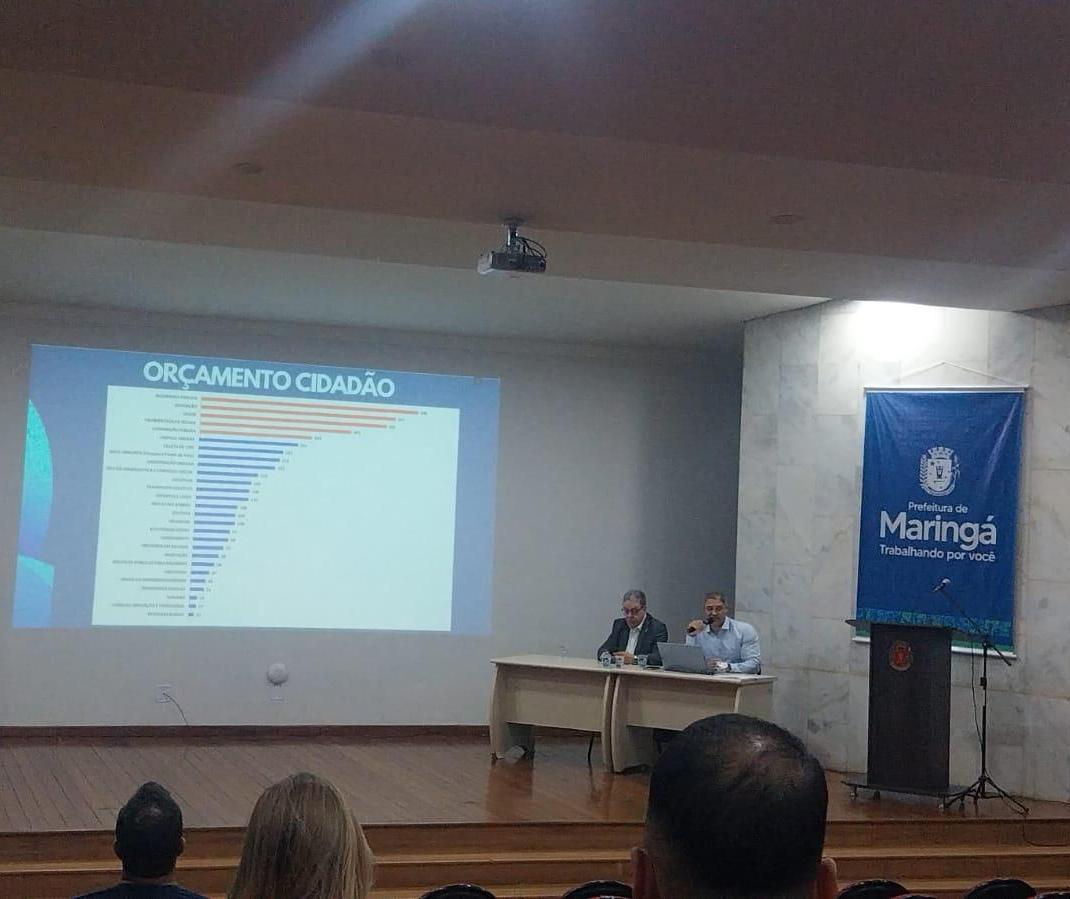 Orçamento da Câmara de Maringá terá aumento de 40% em 2026