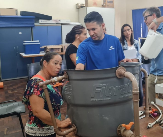 Sanepar promove curso gratuito de hidráulica para mulheres, em Iguatemi