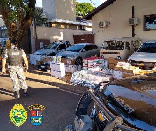 Polícia Militar desarticula quadrilha que furtava agrotóxicos em Marialva
