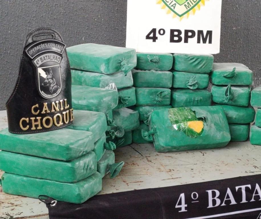 Polícia encontra R$ 1 milhão em crack escondido em fundo falso de veículo em Maringá