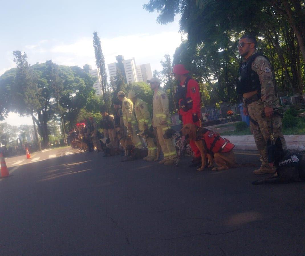 Forças de segurança prestam homenagem a policial rodoviário morto em acidente