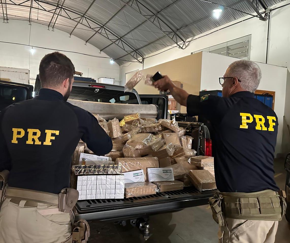 PRF apreende grande quantidade de anabolizantes e medicamentos