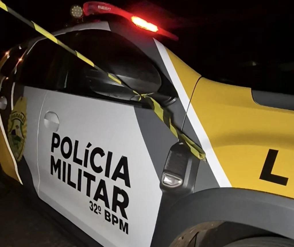 Câmera de segurança registra momento em que homem é morto a tiros em Marialva