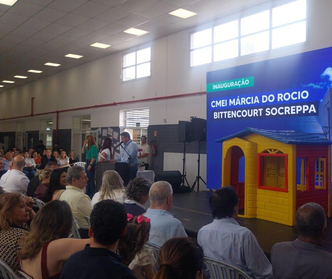 Cmei com 300 vagas é inaugurado em Maringá; matrículas estão abertas.