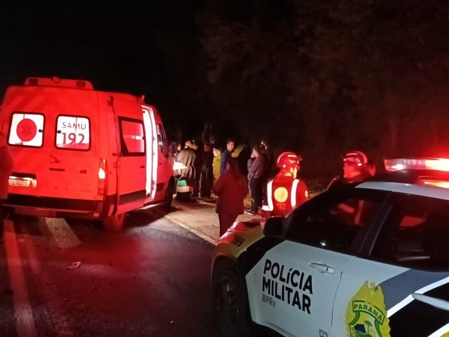 Dois jovens morrem em acidente na PR-498 em Japurá  