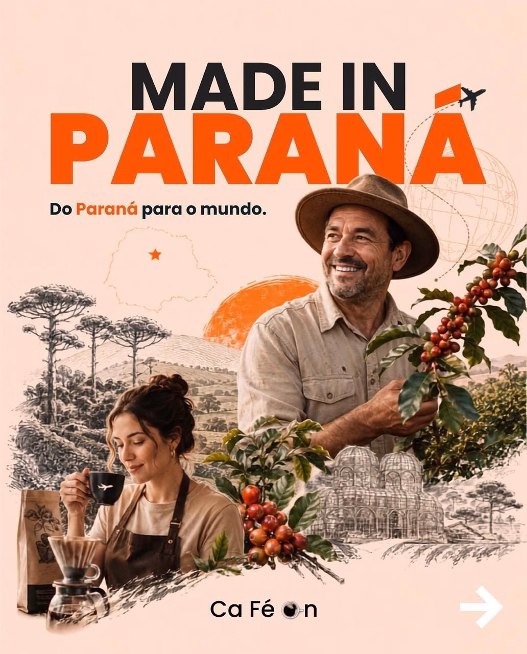 Maior evento de café do Paraná espera receber 20 mil visitantes na edição deste ano em Maringá