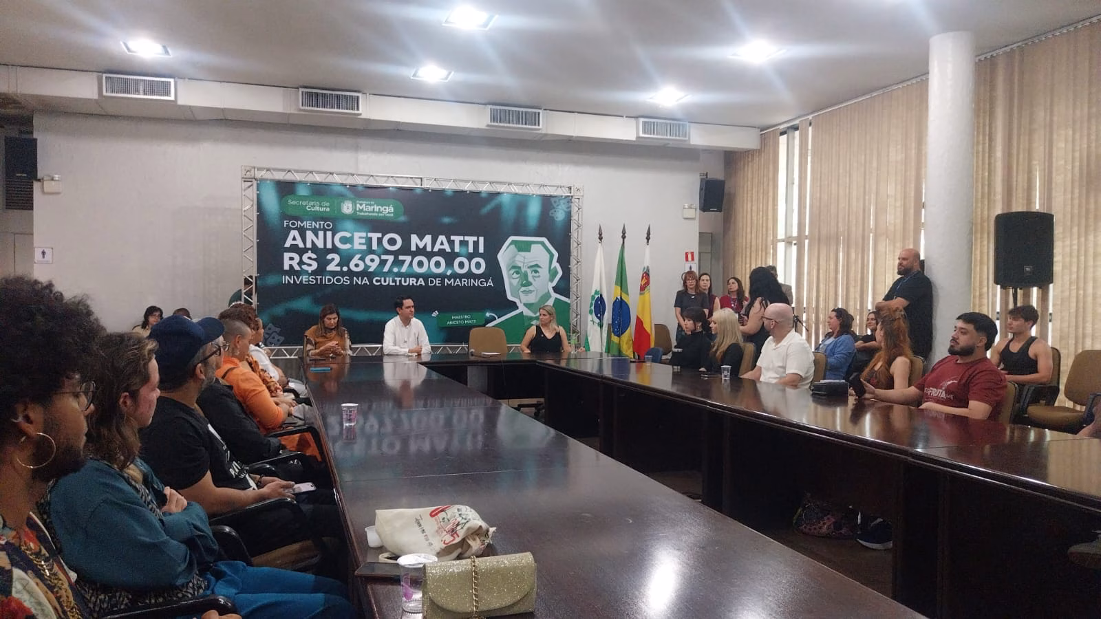 Maior Prêmio Aniceto Matti da história de Maringá é distribuído a produtores culturais