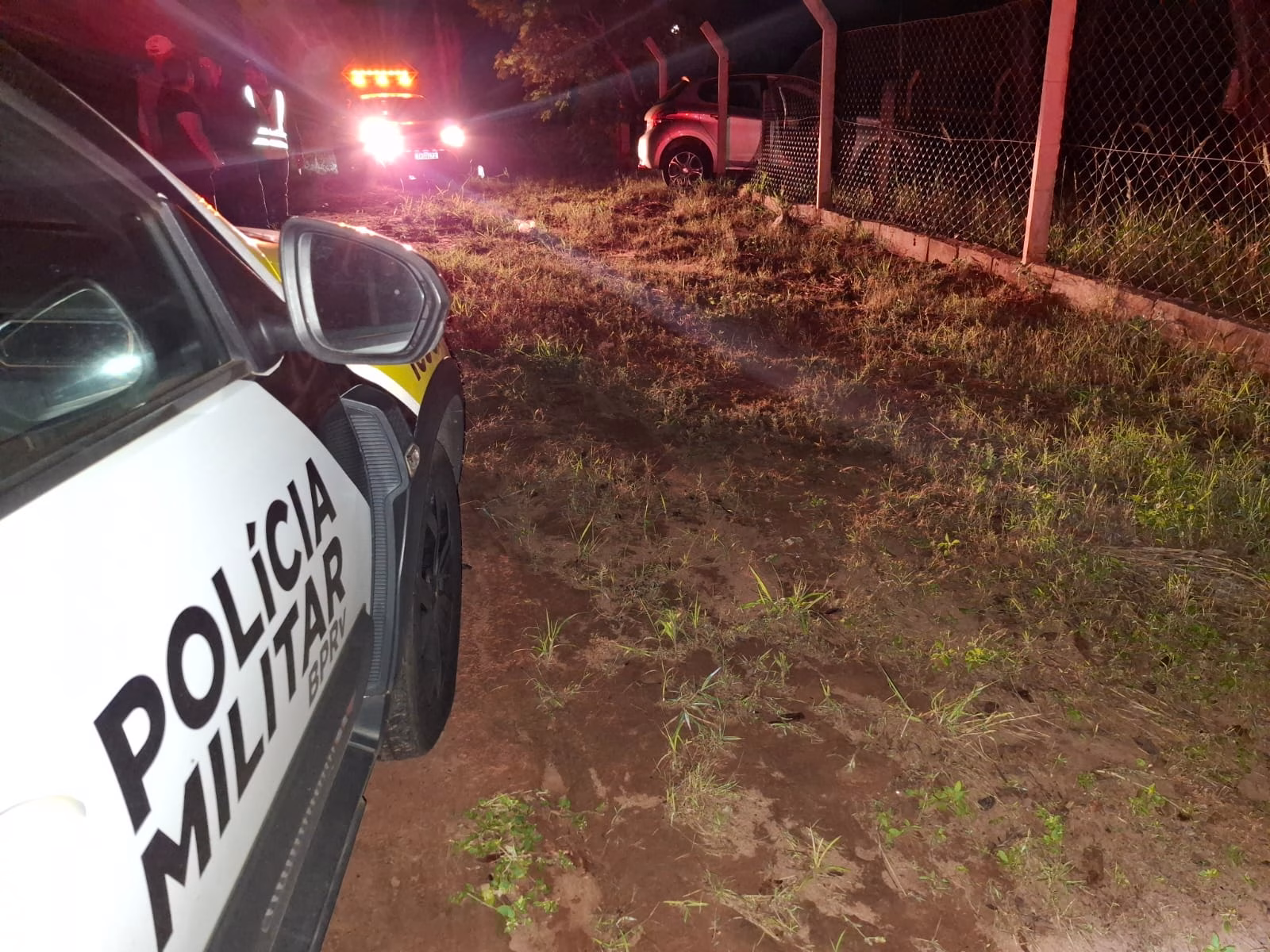Jovem fica ferido em acidente envolvendo animal solto na rodovia