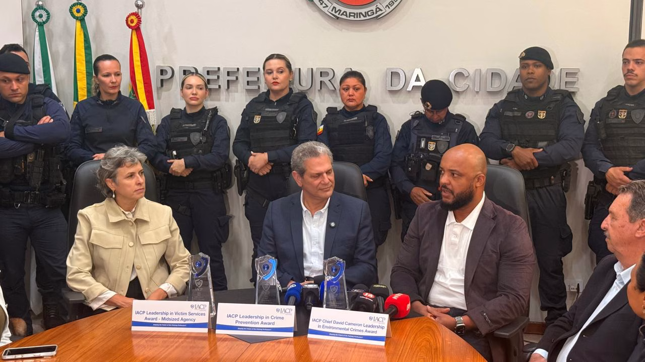 Patrulhas da Guarda Municipal de Maringá recebem três prêmios internacionais